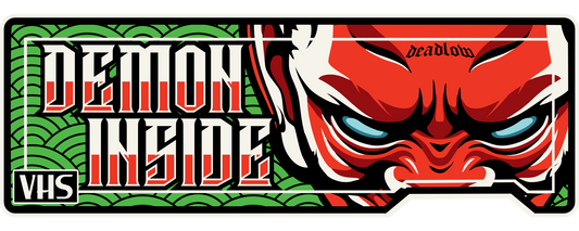 Demon Inside VHS Slap Sticker