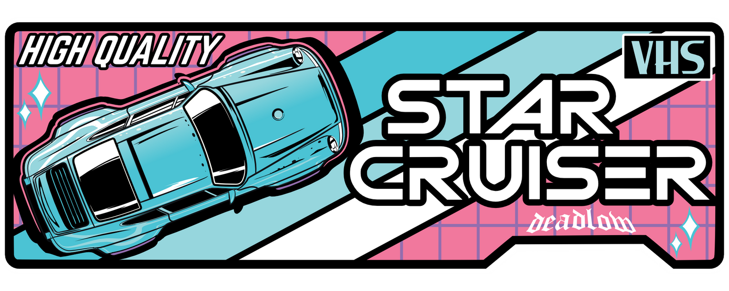 Star Cruiser VHS Slap Sticker
