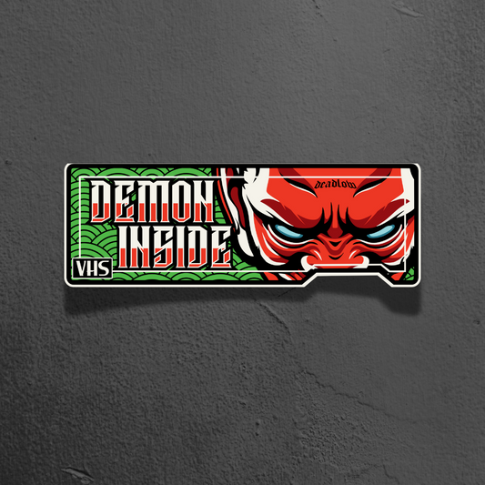 Demon Inside VHS Slap Sticker