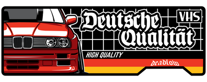 Deutsche Qualitat German VHS Slap Sticker