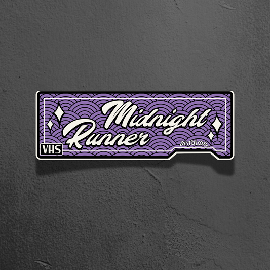 Midnight Runner VHS Slap Sticker