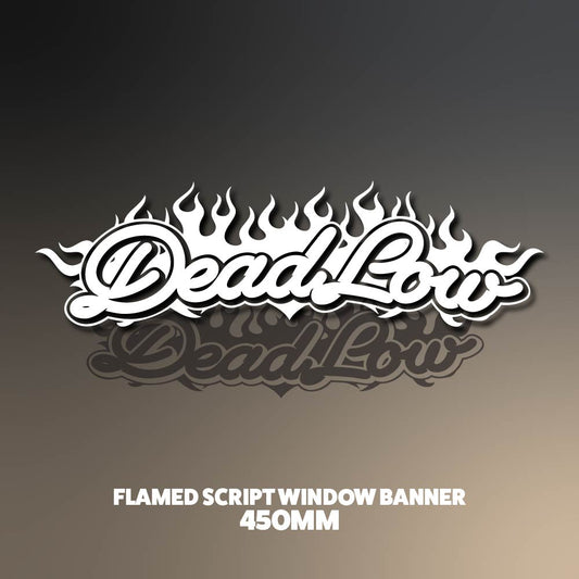 Flame Script Window Banner