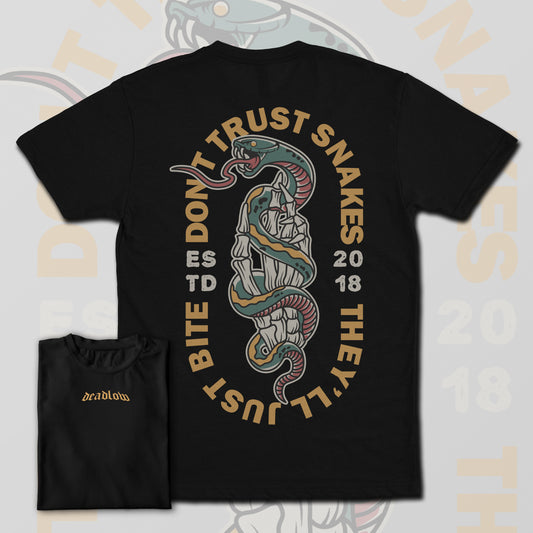 Don't Trust Snakes, They'll Just Bite Short Sleeve T-Shirt