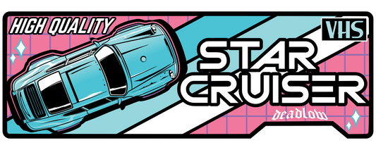 Star Cruiser VHS Slap Sticker