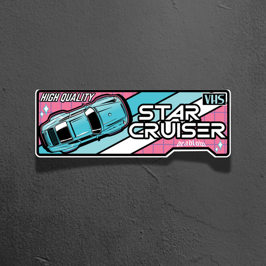 Star Cruiser VHS Slap Sticker