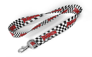 Checkerboard lanyard